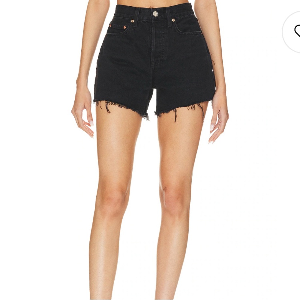 GRLFRND Black Jean Shorts